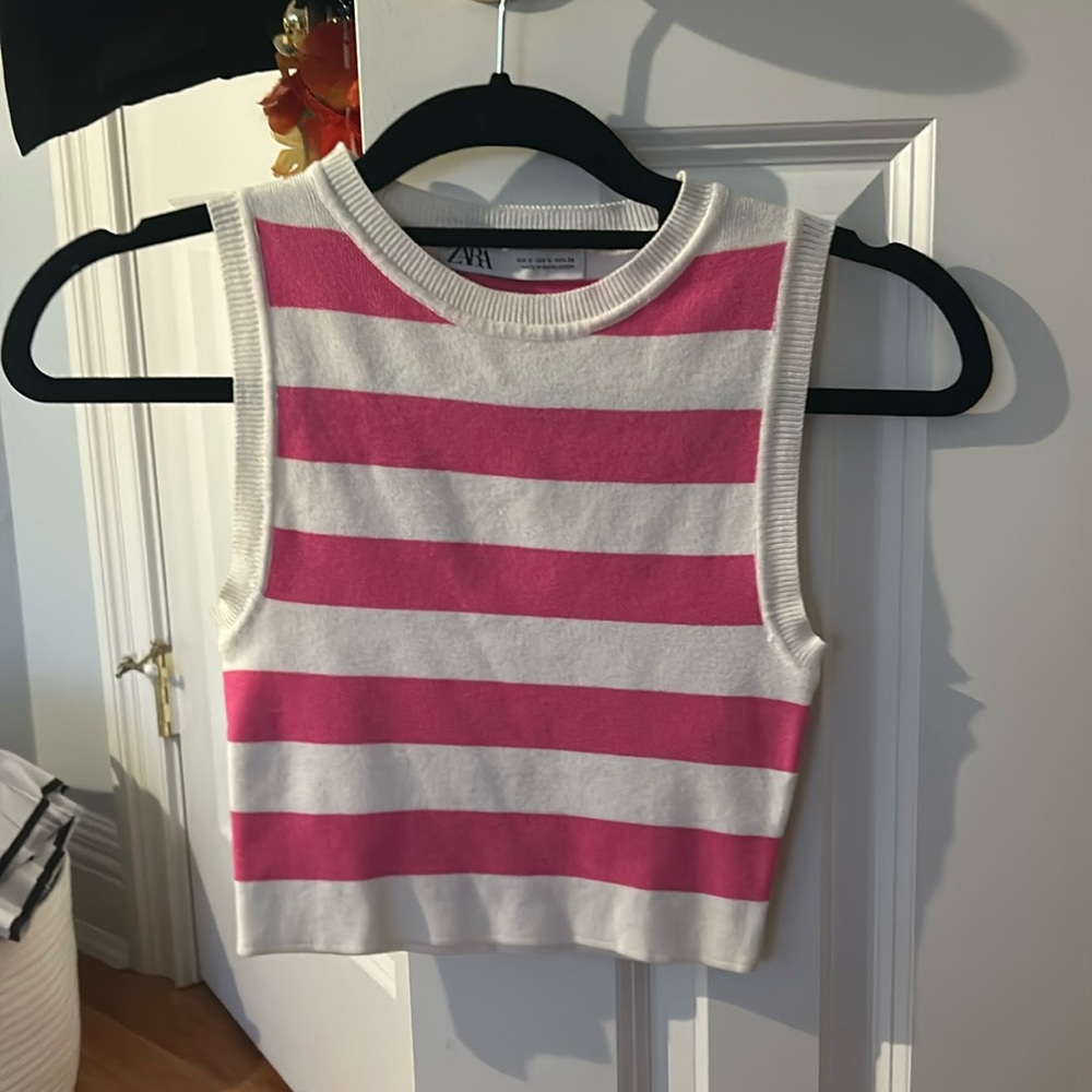 Zara Knit Cropped Tank
